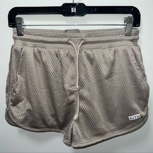 Kith tan mesh shorts